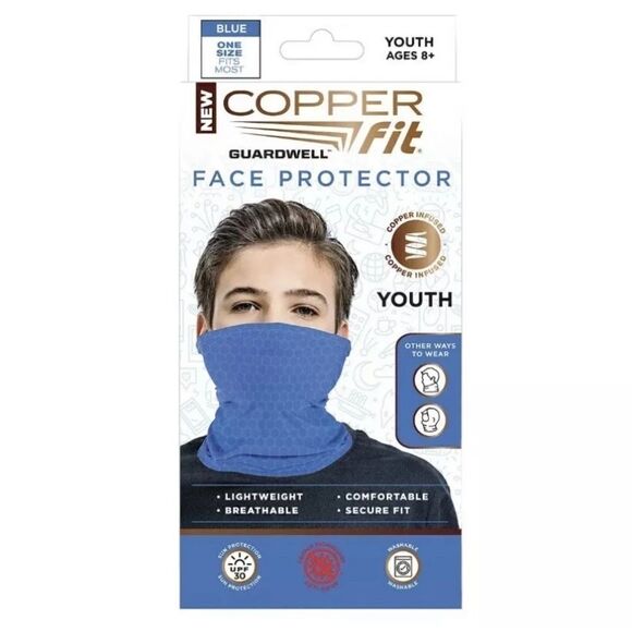 NEW Copper Fit Guardwell Face Protector Mask Youth - Picture 1 of 8
